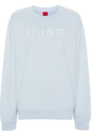 HUGO BOSS Logo-embroidered cotton sweatshirt