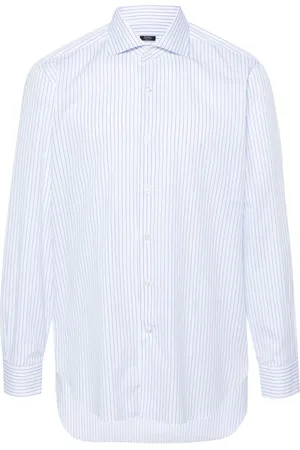 BARBA Striped cotton shirt