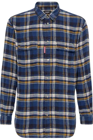 Dsquared2 Checked linen shirt