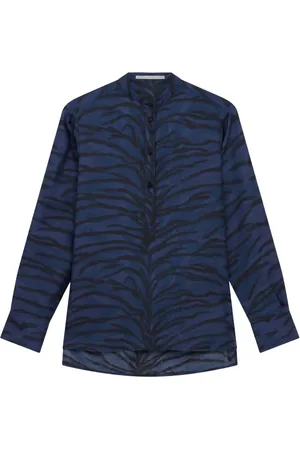 Stella McCartney Tiger-print silk shirt