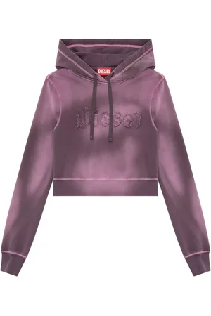 Diesel F-Slimmy embroidered logo hoodie