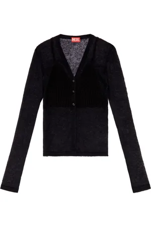 Diesel M-Arina semi-sheer cardigan