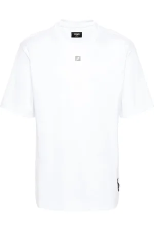 Fendi FF-plaque cotton T-shirt