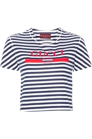 Gucci Logo-print cropped T-shirt
