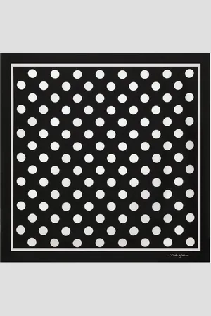 Dolce & Gabbana Polka-dot print silk scarf