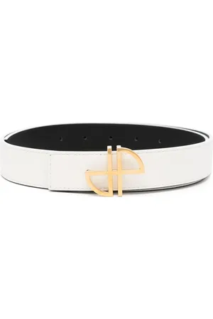 Patou JP-buckle leather belt