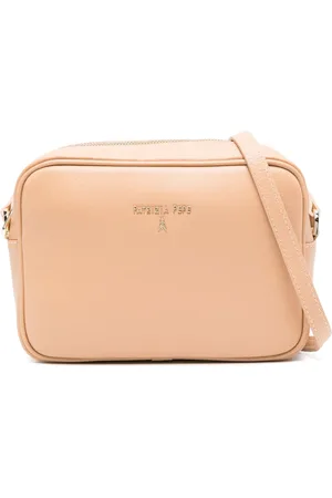 Patrizia Pepe Logo-lettering leather cross body bag