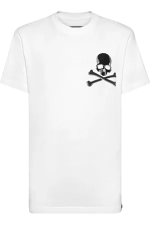Philipp Plein Skull-print cotton T-shirt