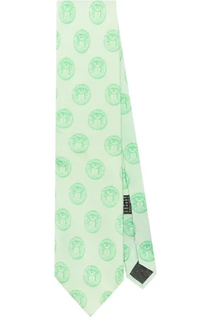 VERSACE 1990s Medusa-Head silk tie