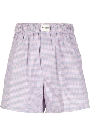 Natasha Zinko Gingham-check pattern shorts