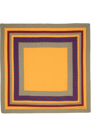 Balenciaga 1990s diamond-pattern silk scarf