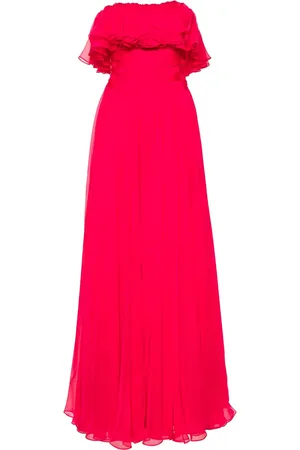 GEMY MAALOUF Strapless ruffled gown