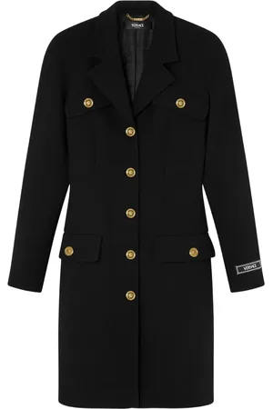 VERSACE Wool-blend raglan coat