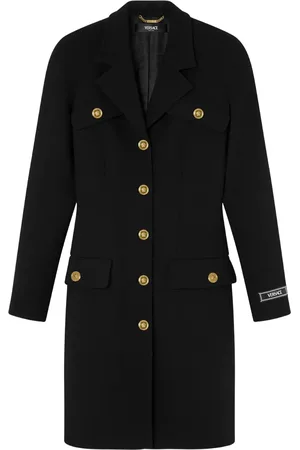 VERSACE Wool-blend raglan coat