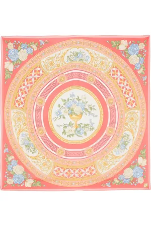 VERSACE 2000s baroque-print scarf