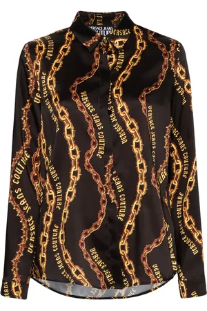 VERSACE Chain Couture-print shirt