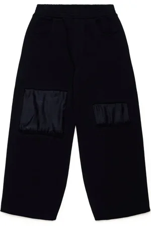 Maison Margiela Numbers-motif cotton trousers