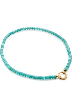 Monica Vinader Kissing Moon amazonite capture necklace