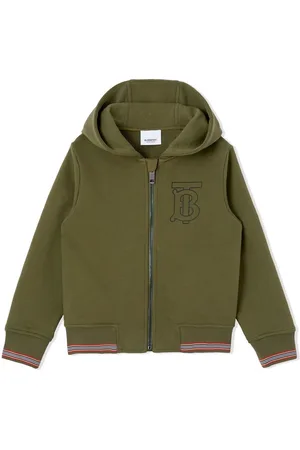 Burberry Monogram-motif zip-fastening hoodie