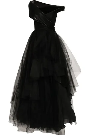 GEMY MAALOUF Off-shoulder asymmetric dress