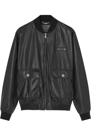 VERSACE Leather blouson jacket