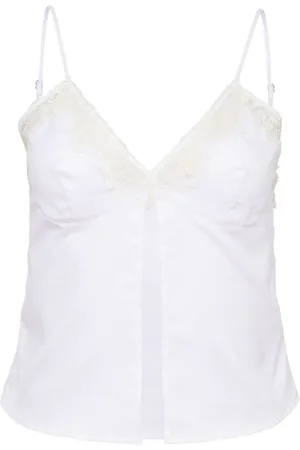 FLEUR DU MAL Poplin camisole top