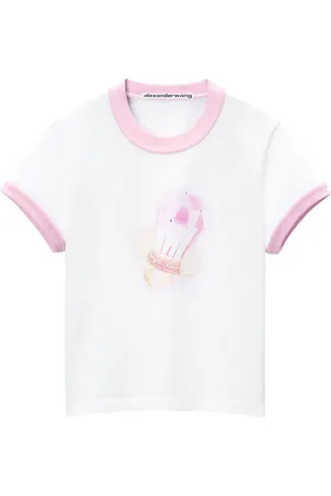 Alexander Wang Logo-print cotton T-shirt