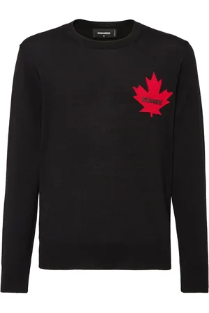 Dsquared2 Intarsia-logo wool jumper