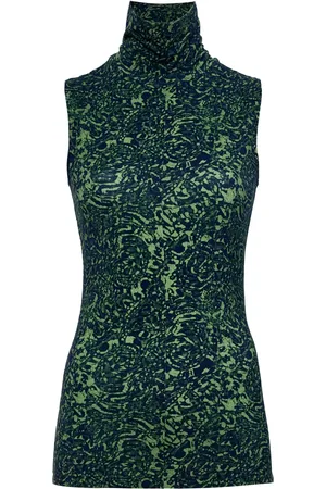 Proenza Schouler Abstract-print high-neck top