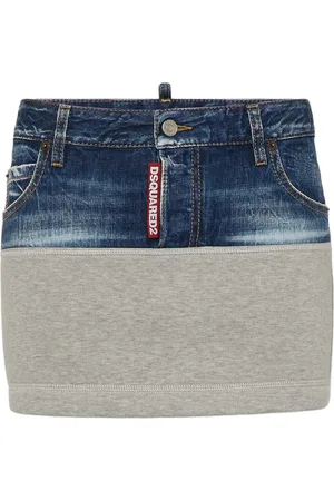 Dsquared2 Contrasting-fabric mini skirt