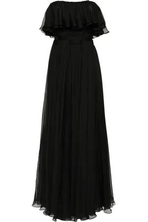 GEMY MAALOUF Strapless ruffled gown