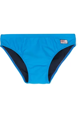 MC2 SAINT BARTH Logo-patch swim trunks