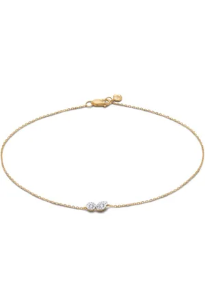 Monica Vinader 14kt yellow diamond duo-chain bracelet