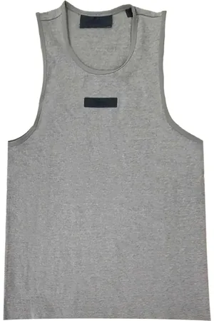 FEAR OF GOD Logo-appliqué cotton tank top