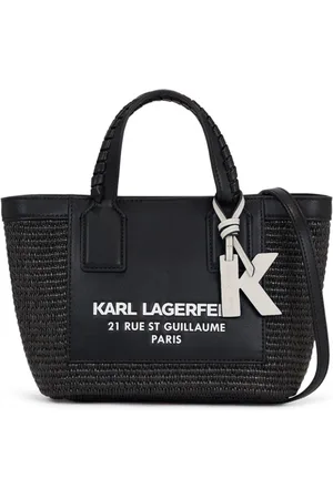 Karl Lagerfeld RSG raffia tote bag
