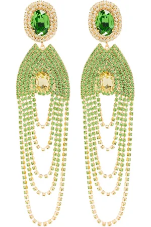MAGDA BUTRYM Crystal-embellished clip-on earrings