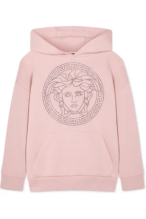 VERSACE Medusa crystal-embellished hoodie