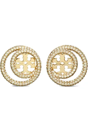 Tory Burch Miller double-ring stud earrings