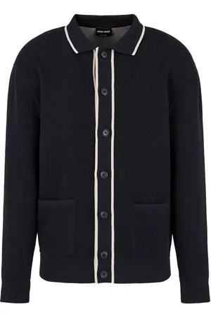 Giorgio Armani Stripe-trimmed cardigan