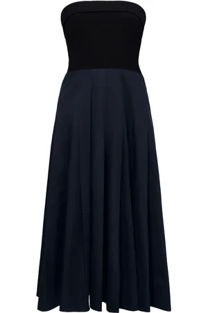 Proenza Schouler Strapless cotton midi dress