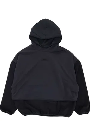 FEAR OF GOD Front logo patch panelled hoodie