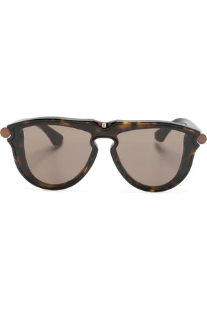 Burberry Tubular geometric-frame sunglasses
