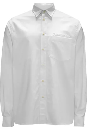 J.W.Anderson Embroidered-logo cotton shirt