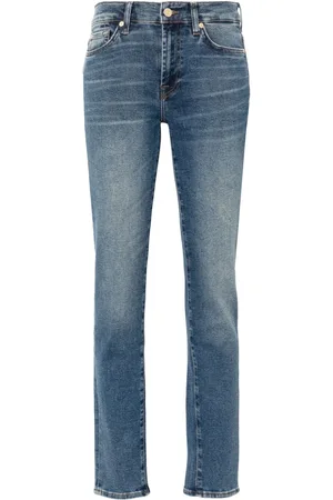 7 for all Mankind Roxanne slim-fit cropped jeans