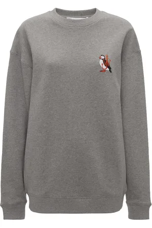 J.W.Anderson Logo-embroidered organic cotton sweatshirt