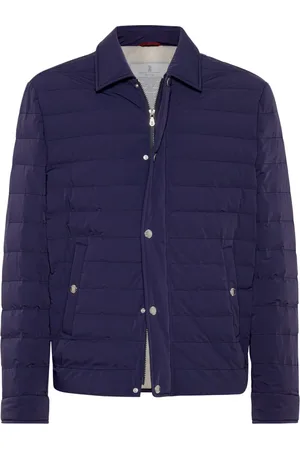 Brunello Cucinelli Quilted long-sleeve shirt jacket
