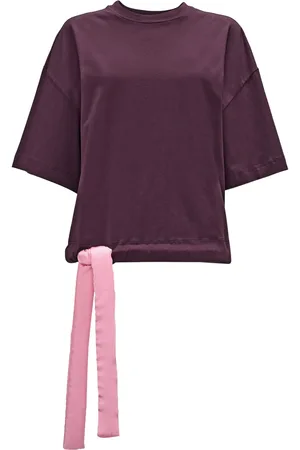 J.W.Anderson Strap-detail cropped T-shirt