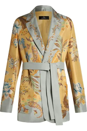 Etro Floral-print silk jacket