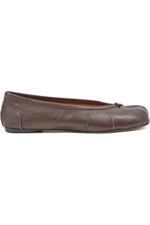 Maison Margiela Tabi leather ballerina shoes