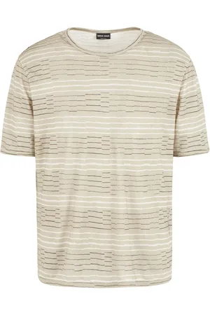 Giorgio Armani Striped linen T-shirt